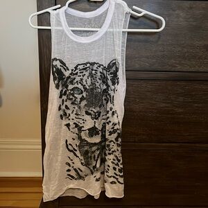 Chaser t shirt with leopard picture on front